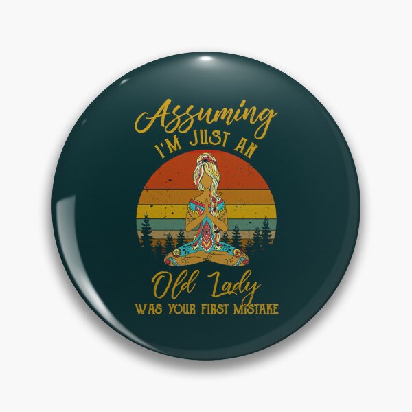 Item preview,  Vintage Assuming Old Lady Mistake designed and sold by EgbertWilson.