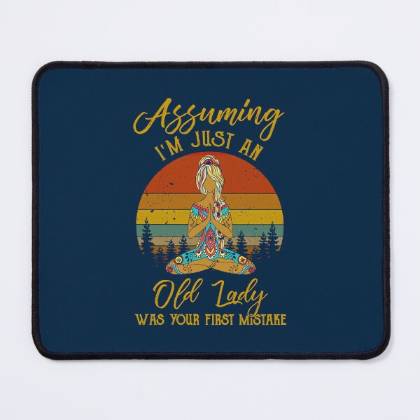 Item preview, Vintage Assuming Old Lady Mistake designed and sold by EgbertWilson.