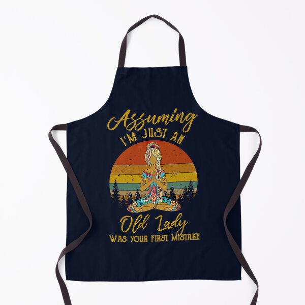 Item preview, Vintage Assuming Old Lady Mistake designed and sold by EgbertWilson.