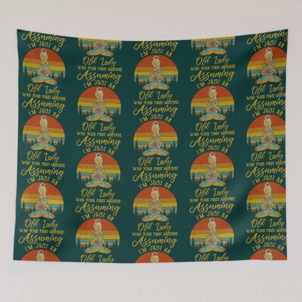Item preview,  Vintage Assuming Old Lady Mistake designed and sold by EgbertWilson.