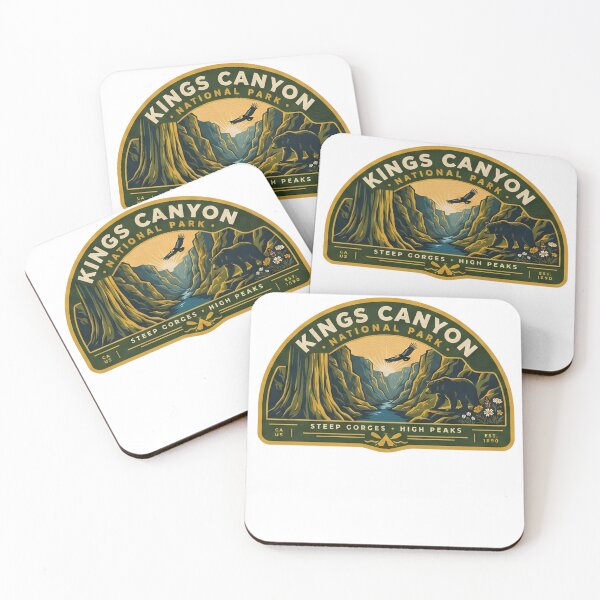 Item preview, Kings Canyon National Park California Gorges Grizzly Bear Hiking Badge designed and sold by LittleArij.