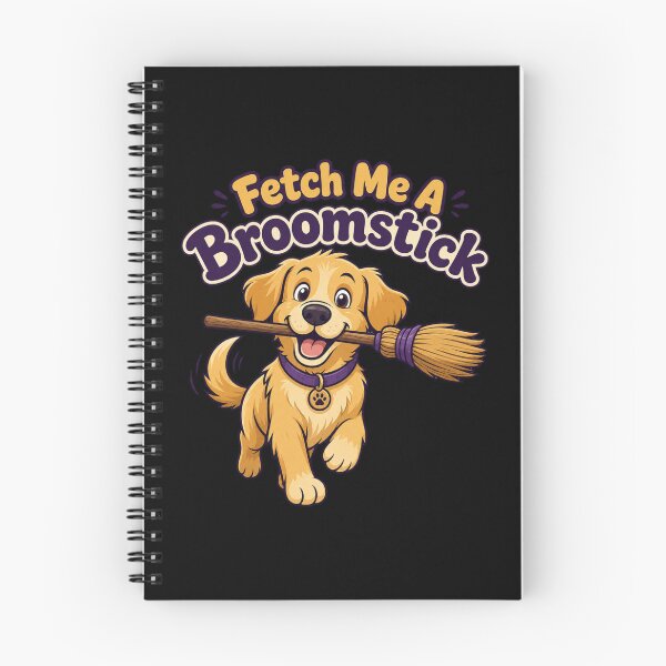 Item preview, Fetch Me A Broomstick Shirt, Comfort Colors® Witch Dog Tee, Funny Halloween Dog Lover Graphic  designed and sold by TshirtsLabs.