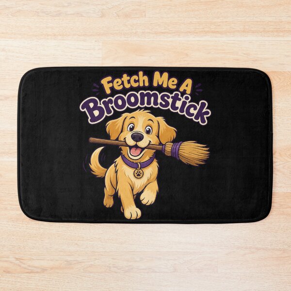 Item preview, Fetch Me A Broomstick Shirt, Comfort Colors® Witch Dog Tee, Funny Halloween Dog Lover Graphic  designed and sold by TshirtsLabs.