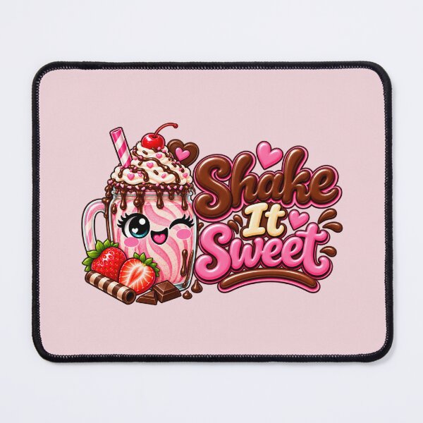 Item preview, Shake It Sweet – Cute Strawberry Milkshake Design designed and sold by HO•Designs.