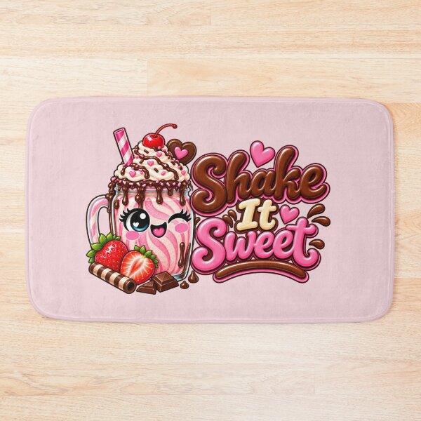 Item preview, Shake It Sweet – Cute Strawberry Milkshake Design designed and sold by HO•Designs.