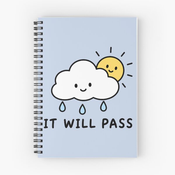 Item preview, It Will Pass Cute Cloud Sun designed and sold by ianm1028.