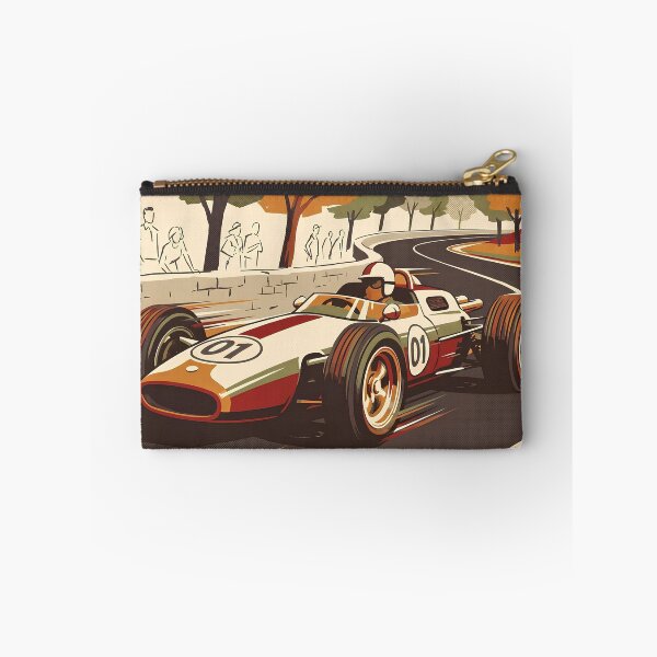 Item preview, Vintage Grand Prix Car Cornering designed and sold by Pop Garage.