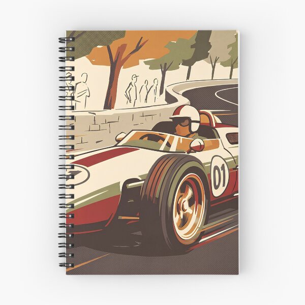 Item preview, Vintage Grand Prix Car Cornering designed and sold by Pop Garage.