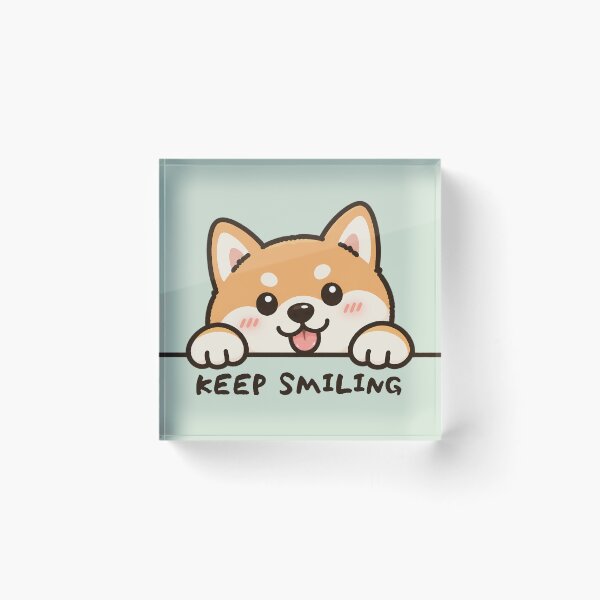 Item preview, Keep Smiling Cute Shiba Inu designed and sold by ianm1028.