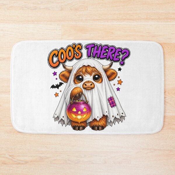 Item preview, Coos There? – Cute Highland Cow Ghost Halloween - Scottish Halloween designed and sold by SMalcolmDesigns.