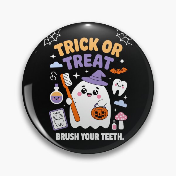 Item preview, Trick or Treat Brush Your Teeth  designed and sold by jkrphoto.