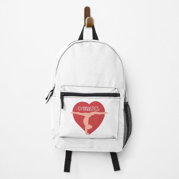 Item preview, Gymnastics Heart – Coral Red designed and sold by BibidibuDesigns.