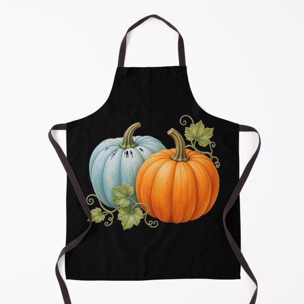 Item preview, Beautiful Blue and Orange Fall Pumpkins designed and sold by bonnieleigh6902.