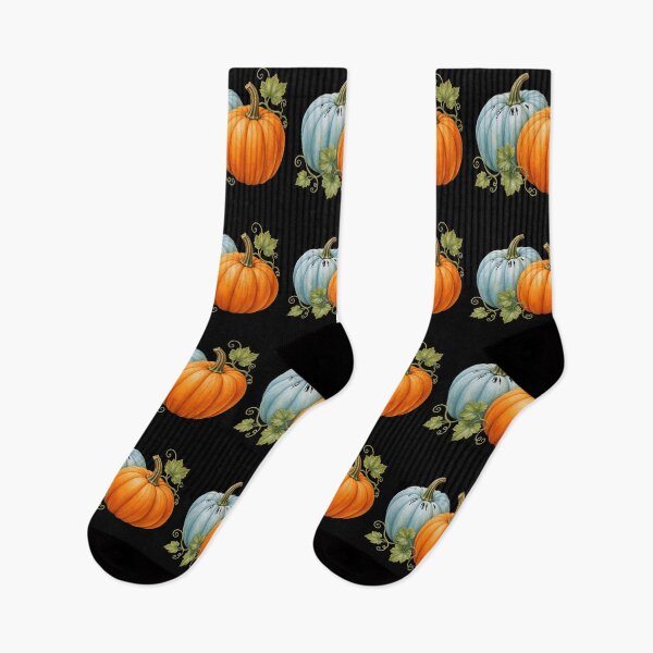 Item preview, Beautiful Blue and Orange Fall Pumpkins designed and sold by bonnieleigh6902.