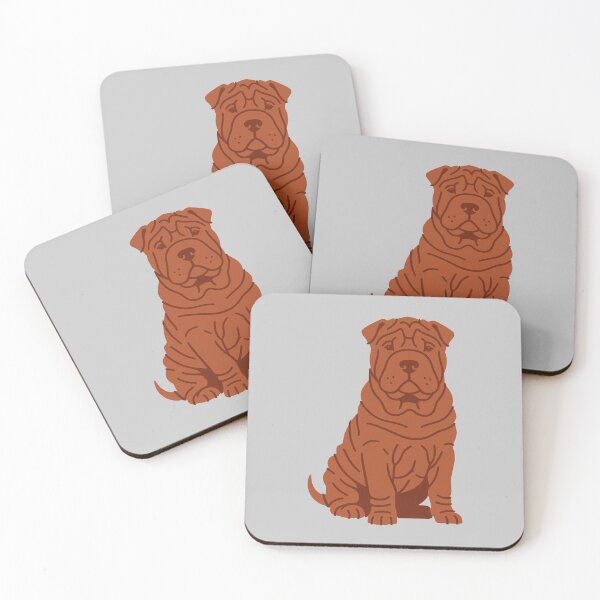 Item preview, Brown Chinese Shar Pei Dog designed and sold by MavtM.