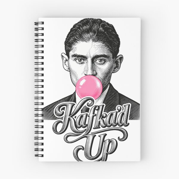 Item preview, Wall Art - Postcard - Kafka’d Up Pop‑Art Portrait designed and sold by ForeverPrintsOK.