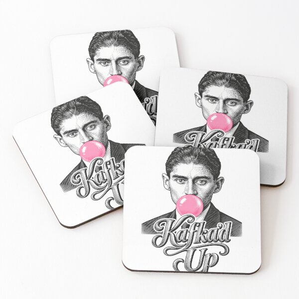 Item preview, Wall Art - Postcard - Kafka’d Up Pop‑Art Portrait designed and sold by ForeverPrintsOK.