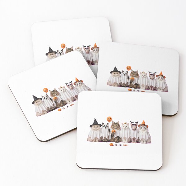 Item preview, Cute Ghost Cats Halloween Costume - Funny Spooky Group Kittens designed and sold by Ghostlycats2026.