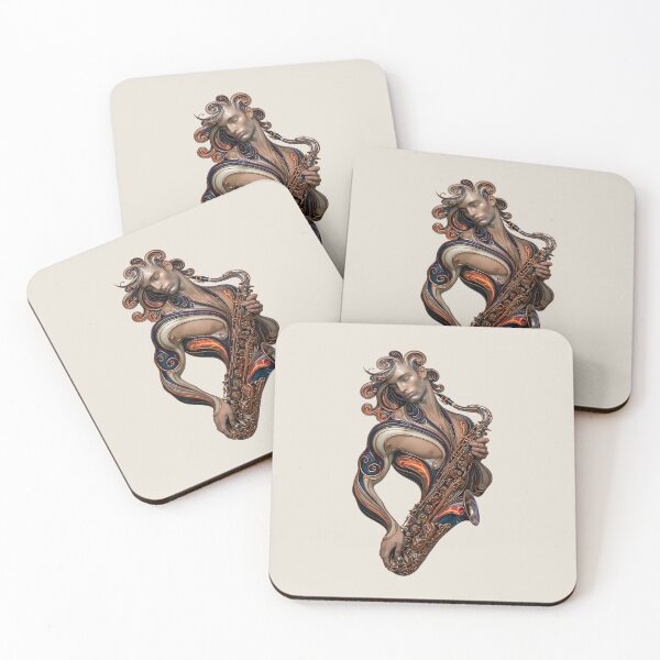 Item preview, The Jazz Spirit - Fluid Musician and Saxophone Fusion designed and sold by Rocky Mountain Artistry.