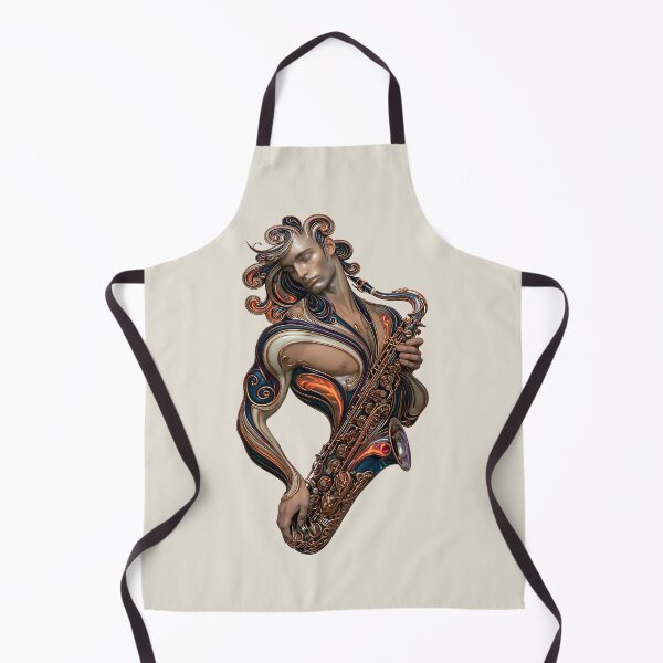 Item preview, The Jazz Spirit - Fluid Musician and Saxophone Fusion designed and sold by Rocky Mountain Artistry.