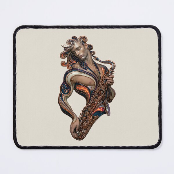 Item preview, The Jazz Spirit - Fluid Musician and Saxophone Fusion designed and sold by Rocky Mountain Artistry.