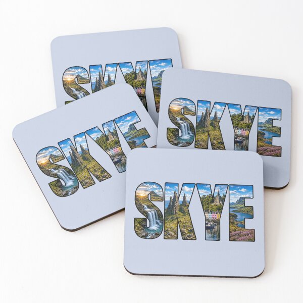 Item preview, Isle of Skye, Scotland Landscape Typography designed and sold by Myra365Art.