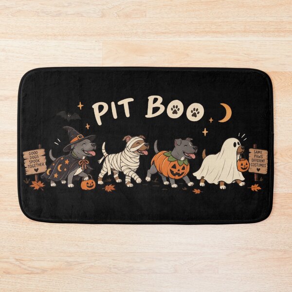 Item preview, Halloween Pitbull Ghost Dog, Funny Spooky Pit Boo Pumpkin Dog, Cute Pittie Dog Mom Halloween Gift designed and sold by Quiajia.