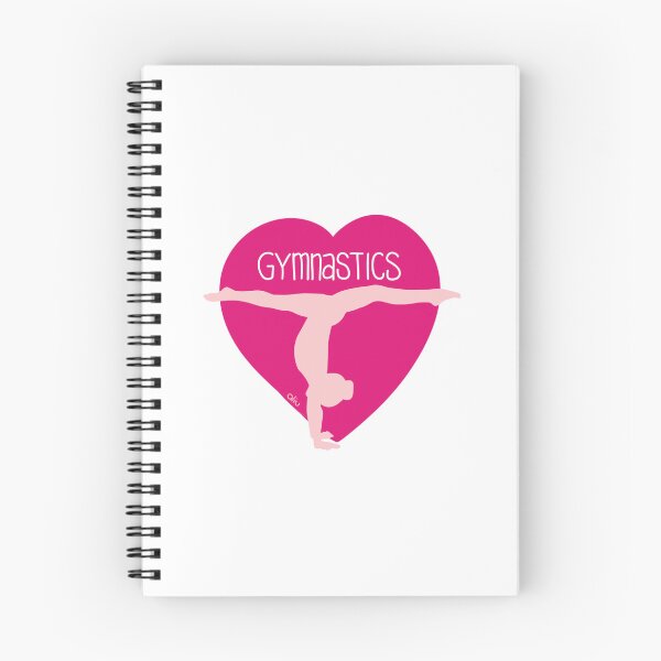Item preview, Gymnastics Heart - Hot Pink designed and sold by BibidibuDesigns.