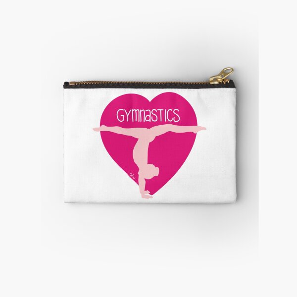 Item preview, Gymnastics Heart - Hot Pink designed and sold by BibidibuDesigns.