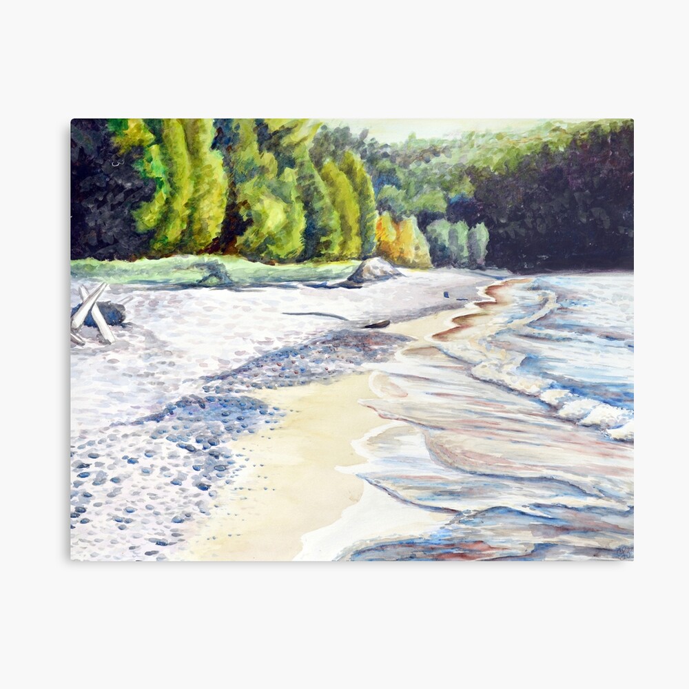 Lake Superior Beach Metal Print
