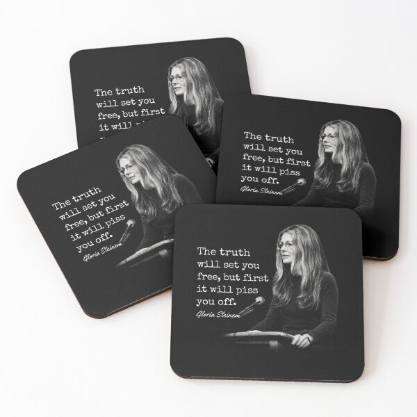 Item preview, Gloria Steinem, The Truth Will Set You Free, Feminist, Women's Rights Activist designed and sold by sonjensenStudio.