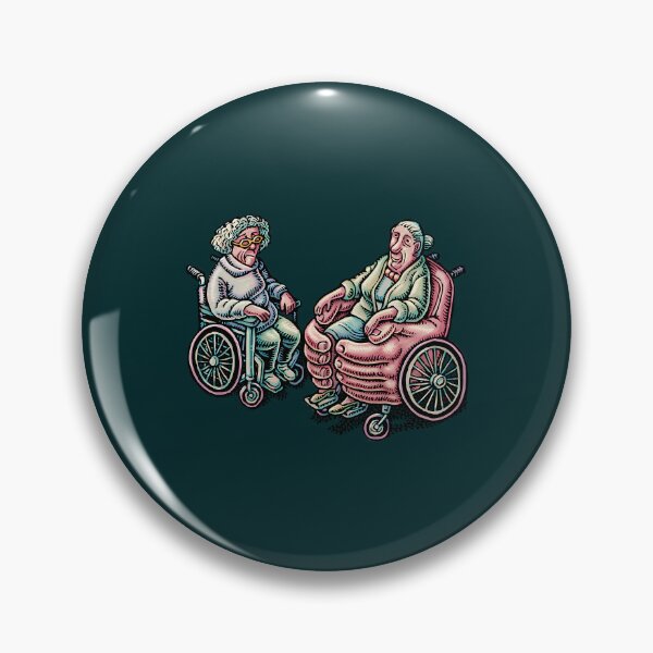 Item preview, Older Women In Wheelchairs One Wheelchair Is Giant Caring Hands designed and sold by EgbertWilson.