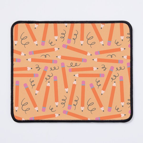 Item preview, Back to School Doodles – Playful Pencil & Scribble Pattern | Orange designed and sold by Frohyou.