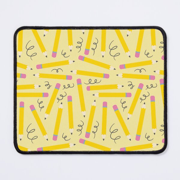 Item preview, Back to School Doodles – Playful Pencil & Scribble Pattern | Yellow designed and sold by Frohyou.