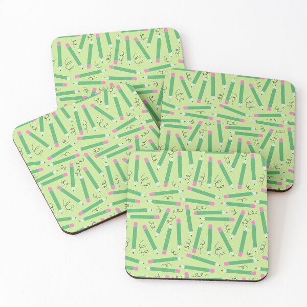 Item preview, Back to School Doodles – Playful Pencil & Scribble Pattern | Green designed and sold by Frohyou.