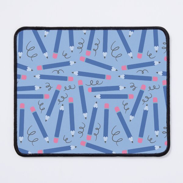 Item preview, Back to School Doodles – Playful Pencil & Scribble Pattern | Blue designed and sold by Frohyou.