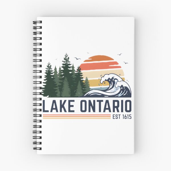 Item preview, Lake Ontario Great Lakes Nature Aesthetic Vintage Style Illustration | ⭐⭐⭐⭐⭐ Best Seller designed and sold by Quuzzy.