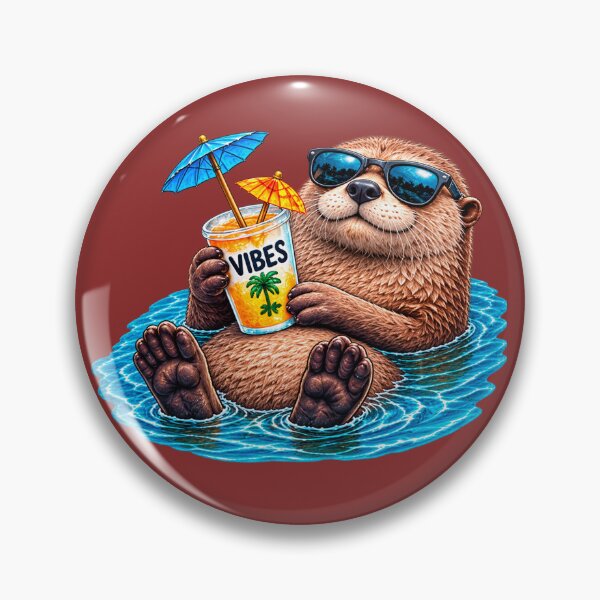 Item preview, Chill Otter Summer Vacation designed and sold by Houldi.