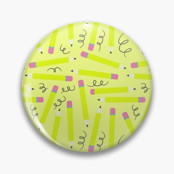 Item preview, Back to School Doodles – Playful Pencil & Scribble Pattern | Chartreuse designed and sold by Frohyou.