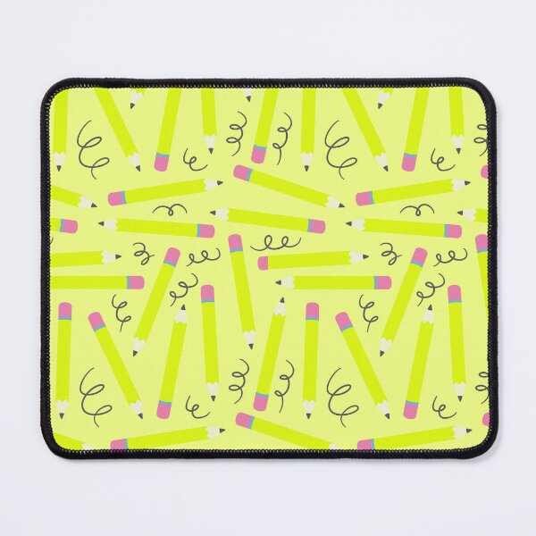 Item preview, Back to School Doodles – Playful Pencil & Scribble Pattern | Chartreuse designed and sold by Frohyou.