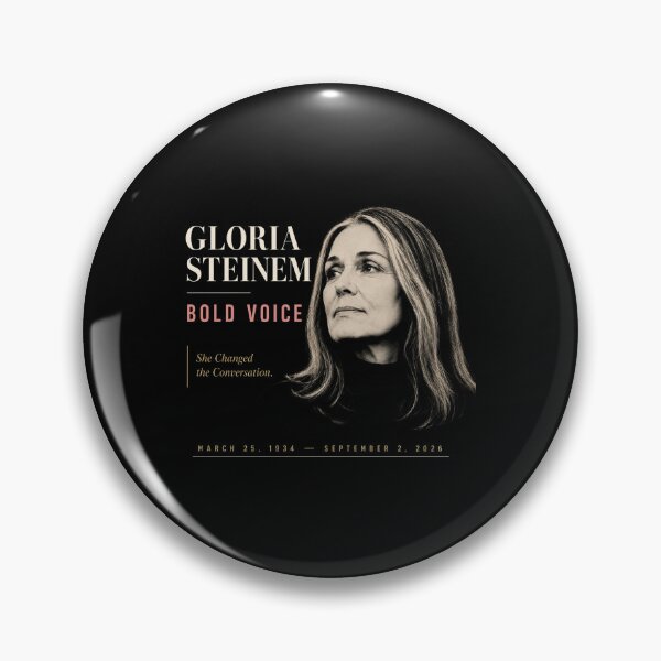 Item preview, Gloria Steinem Feminist Activist - Bold Voice Memorial designed and sold by sonjensenStudio.