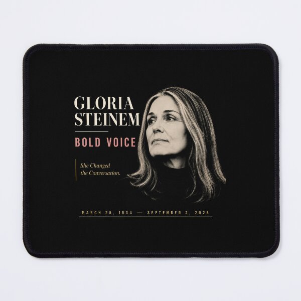 Item preview, Gloria Steinem Feminist Activist - Bold Voice Memorial designed and sold by sonjensenStudio.