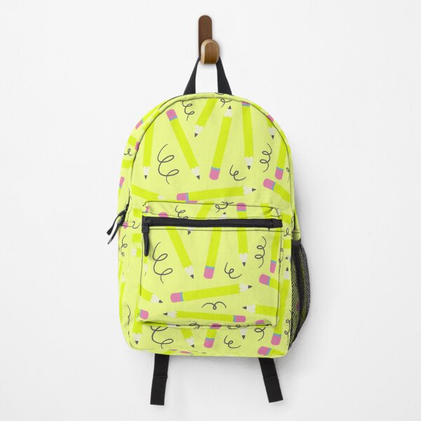 Item preview, Back to School Doodles – Playful Pencil & Scribble Pattern | Chartreuse designed and sold by Frohyou.