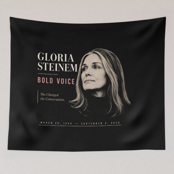 Item preview, Gloria Steinem Feminist Activist - Bold Voice Memorial designed and sold by sonjensenStudio.