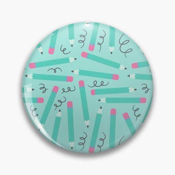 Item preview, Back to School Doodles – Playful Pencil & Scribble Pattern | Teal designed and sold by Frohyou.