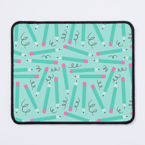Item preview, Back to School Doodles – Playful Pencil & Scribble Pattern | Teal designed and sold by Frohyou.