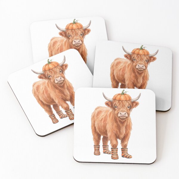 Item preview, Highland Cow Pumpkin designed and sold by Tiffany Roy.