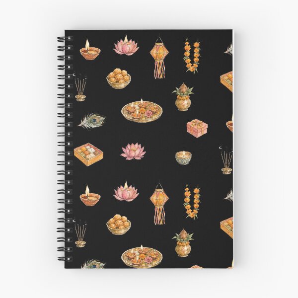 Item preview, Diwali Festival Watercolor Collection – Indian Festive Symbols and Traditional Decorations designed and sold by VikArt7.