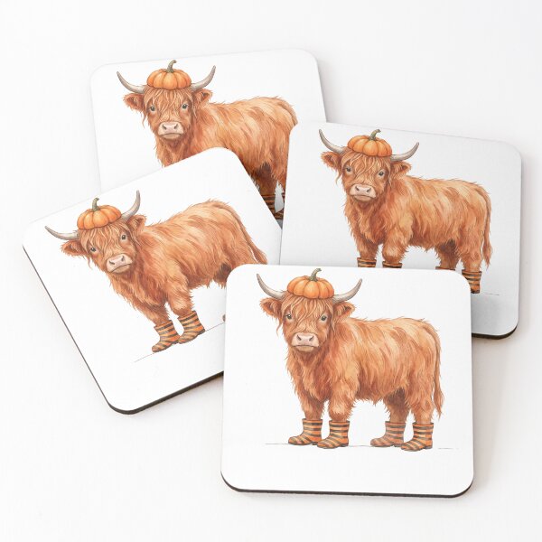 Item preview, Pumpkin Highland Calf designed and sold by Roy & Tiffany.