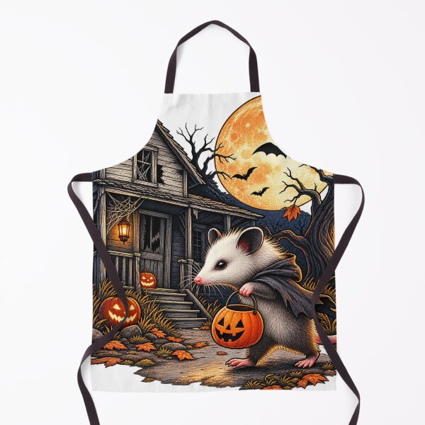 Item preview, Cute Spooky Opossum Halloween Trick or Treat Vintage Design designed and sold by CreativeNest Prints.
